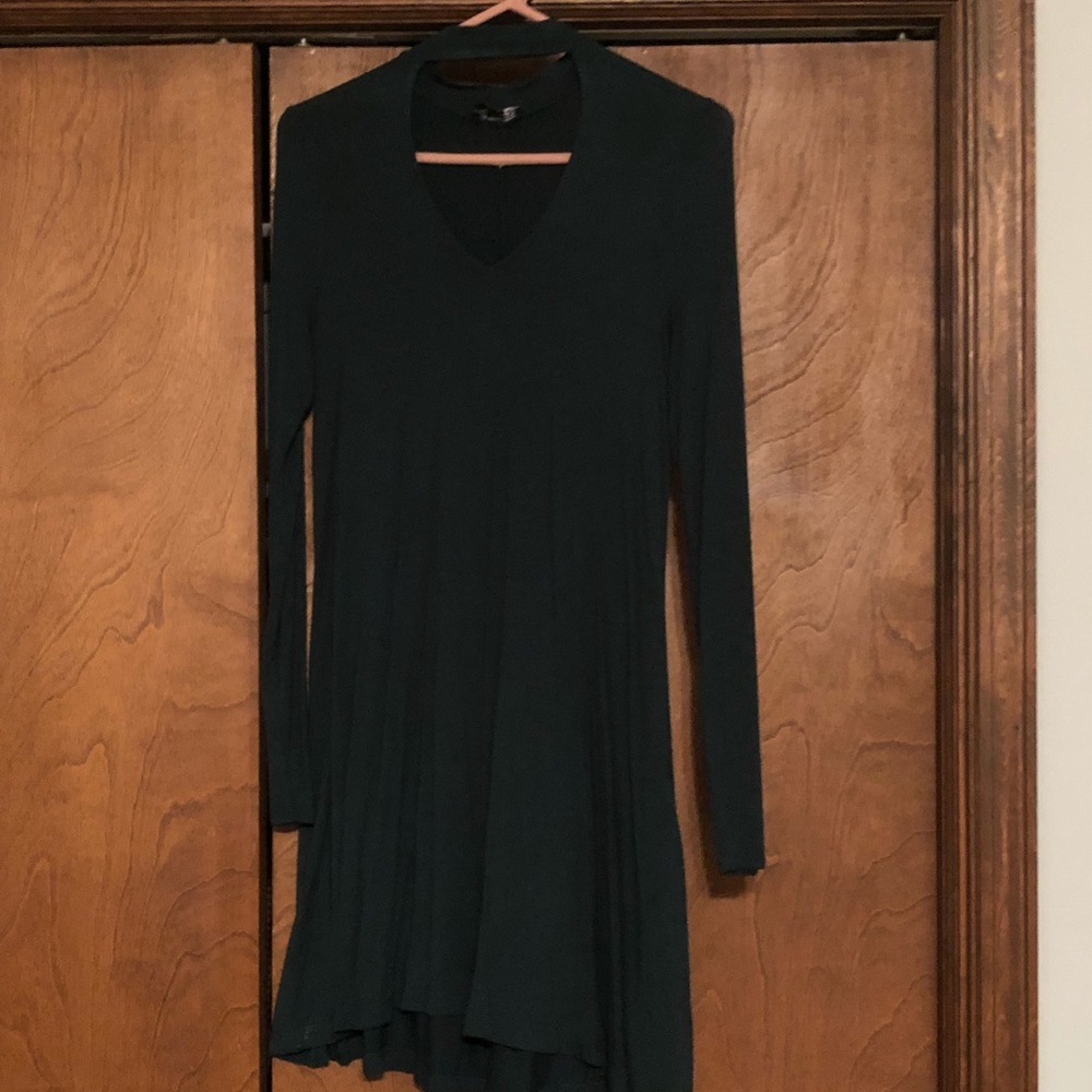 Express long sleeve choker dress